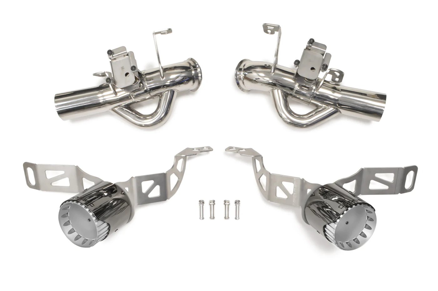 Capristo Exhaust with Black End Pipes for Maserati MC20 - Image 8