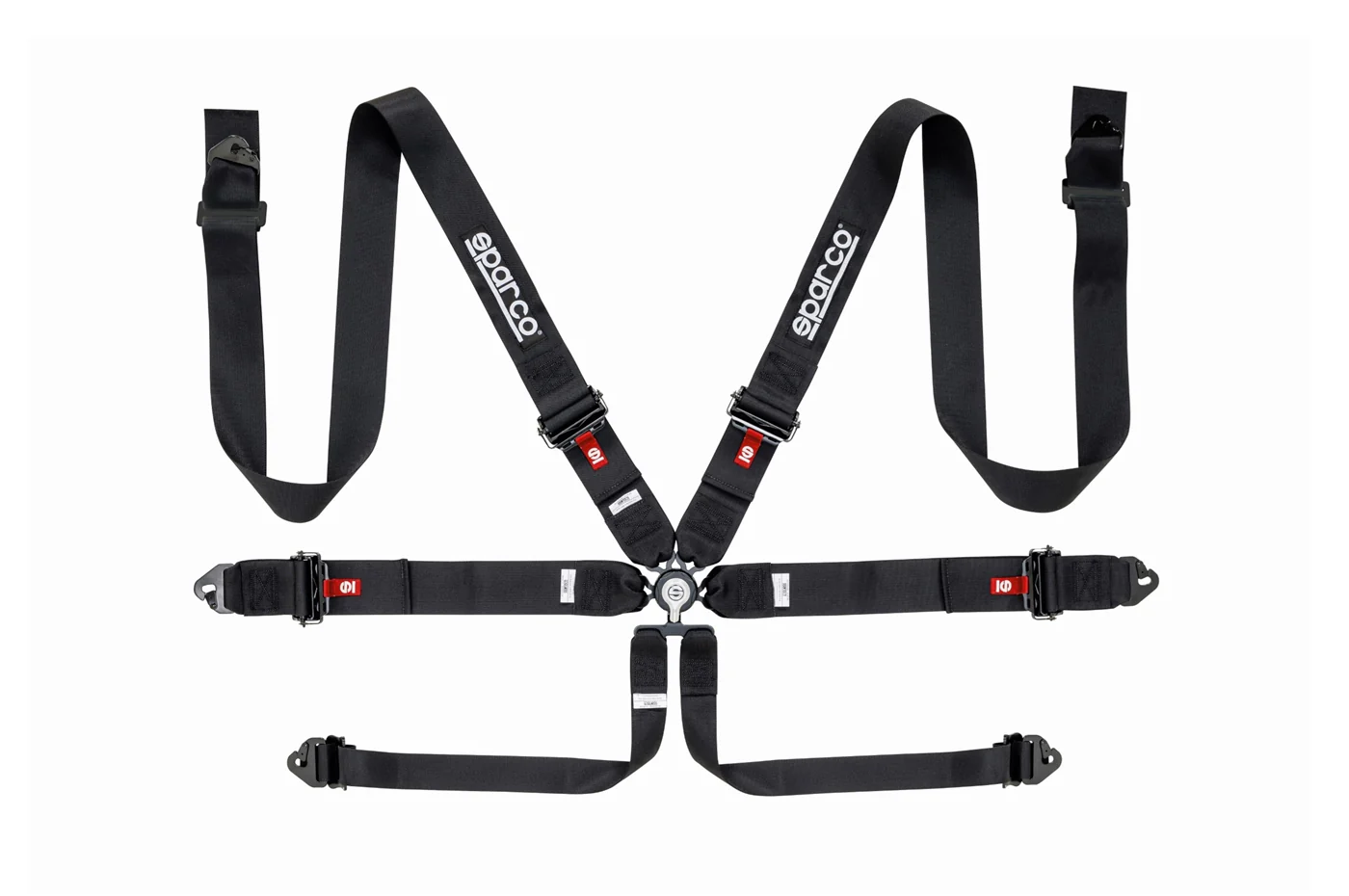 Sparco Competition Harness 6 Point 3" Aluminum