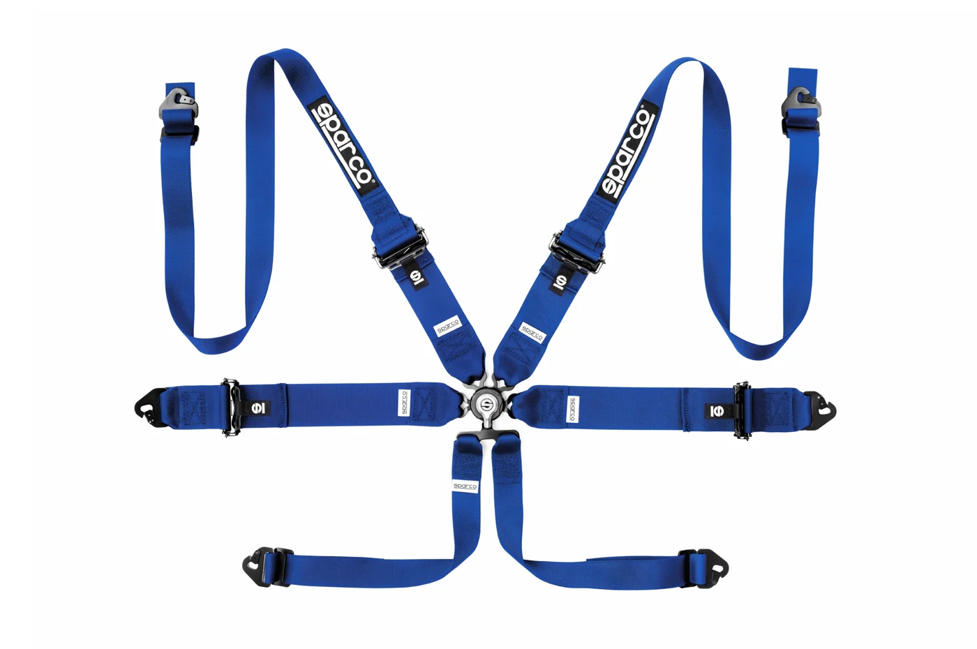 Sparco Competition Harness 6 Point Hans 3"/2" Aluminum - Image 2
