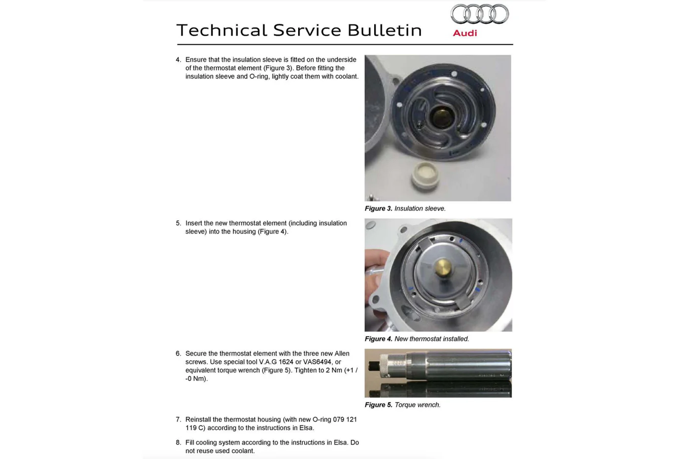 Audi OEM Coolant Thermostat for 17+R8 / Huracan (079198121) - Image 5