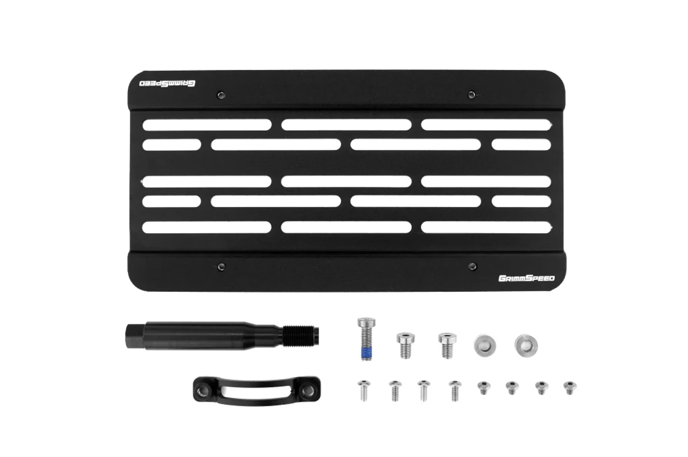 GrimmSpeed Front License Plate Relocation Kit 15-17 WRX/STi (094063) - Image 2