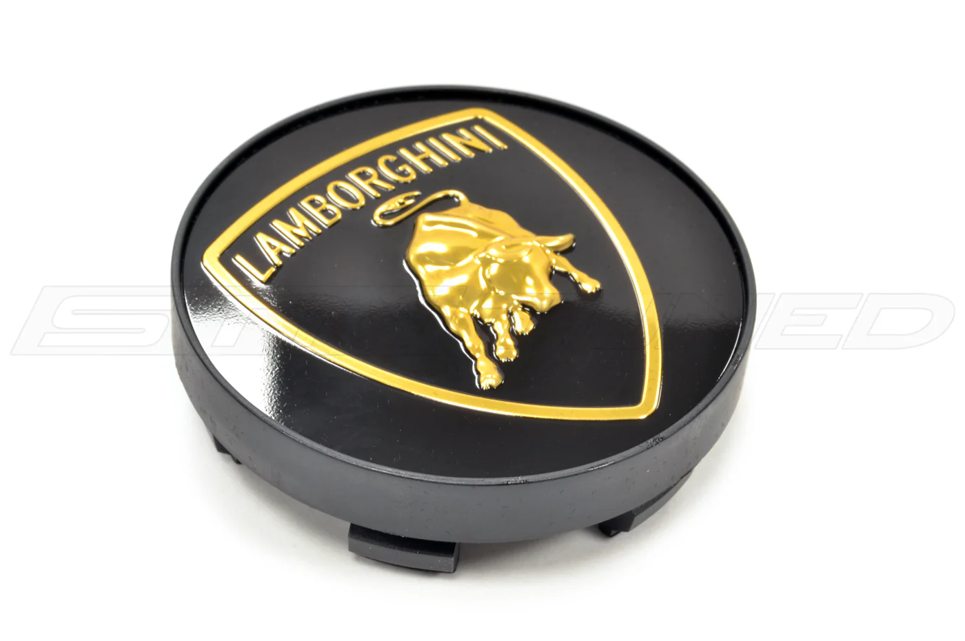 Lamborghini OEM Center Cap Set Gold Bull (0R1400107) - Image 2
