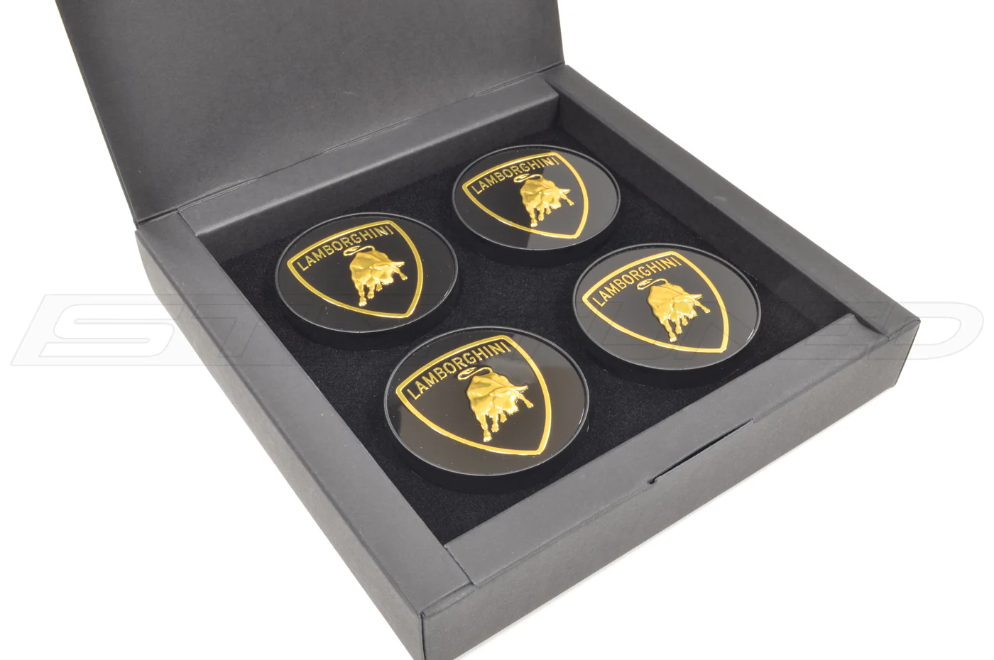 Lamborghini OEM Center Cap Set Gold Bull (0R1400107) - Image 4