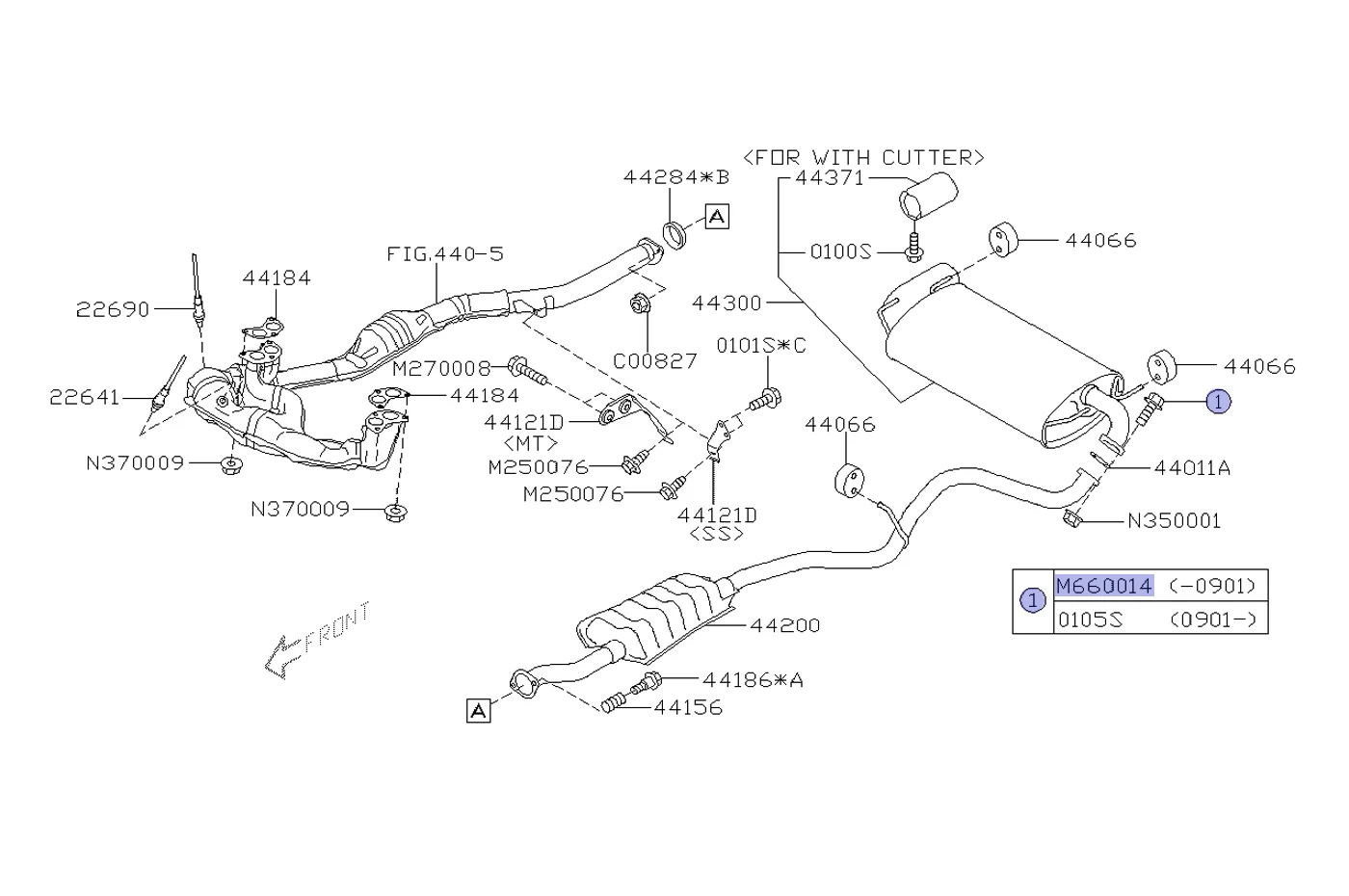Subaru OEM Muffler Bolt for 02-09 WRX/STi (10510307) - Image 3