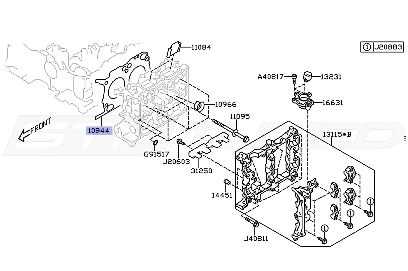 Subaru OEM Head Gasket (LH) for 2022+ WRX (10944AA180) - Image 5