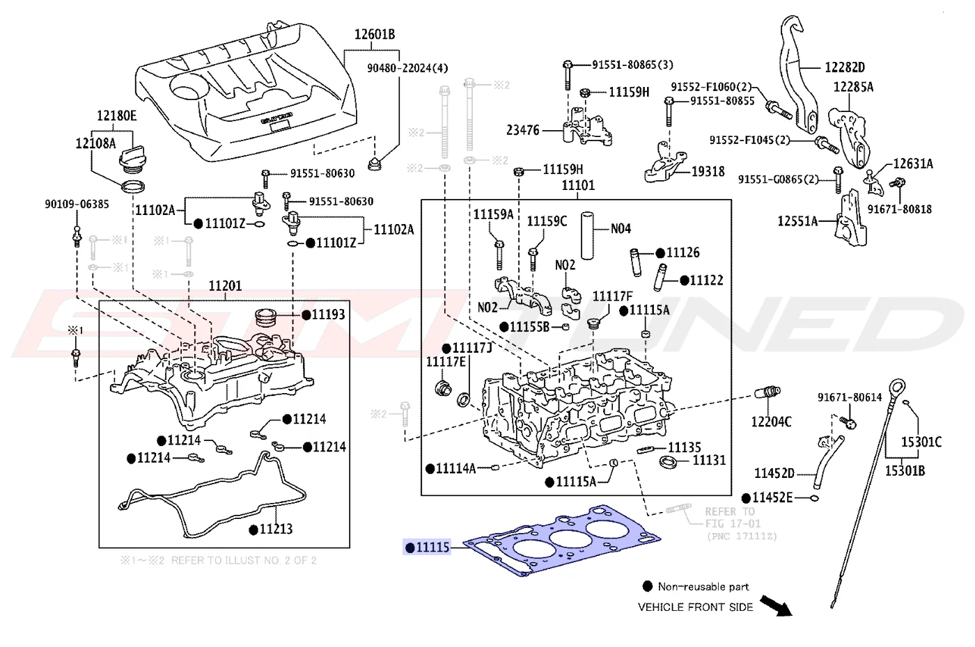 Toyota OEM Head Gasket for GR Corolla (1111518020) - Image 4