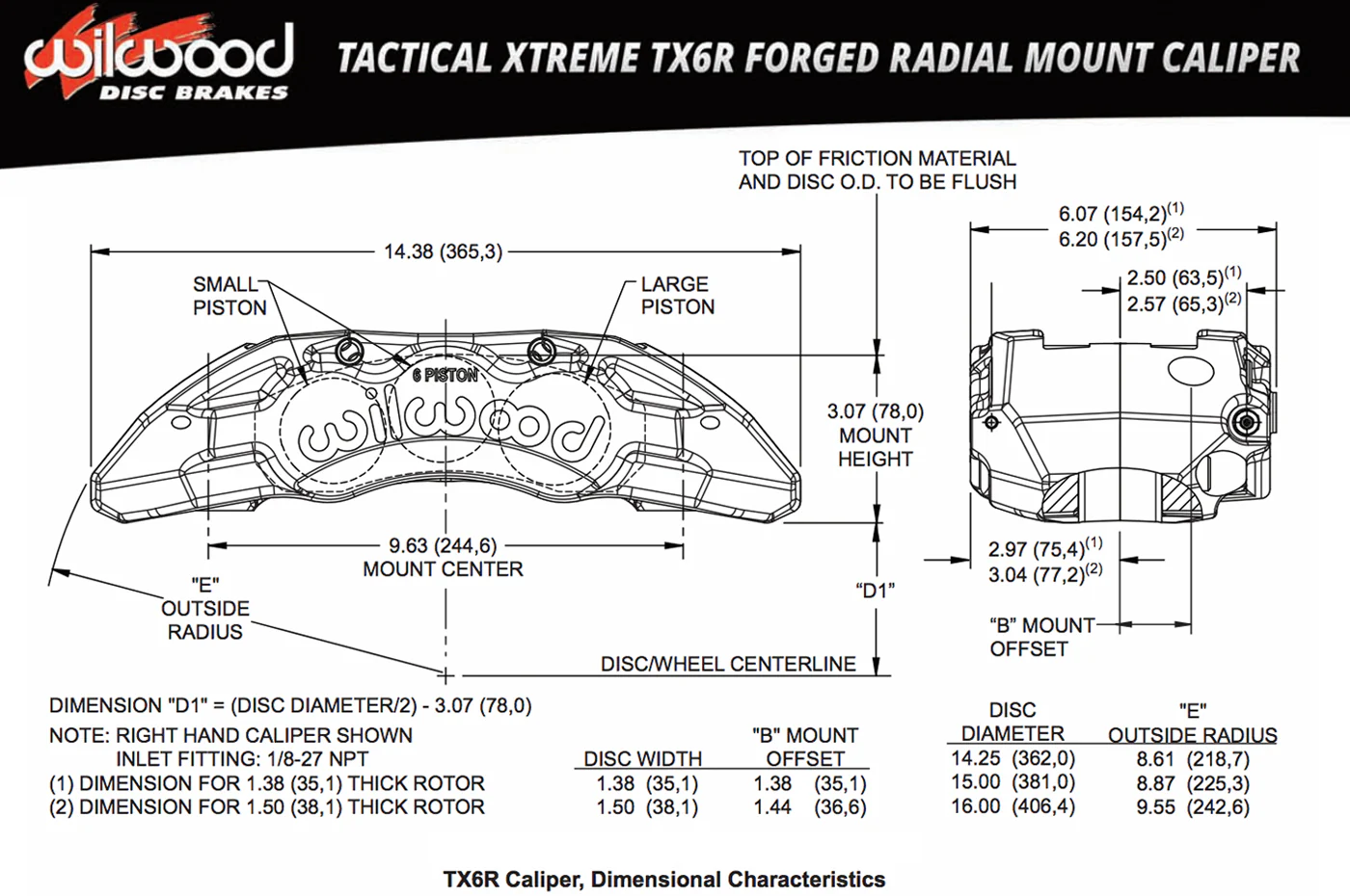 Wilwood TX6R Replacement Caliper for 2021+ Ram TRX - Image 4