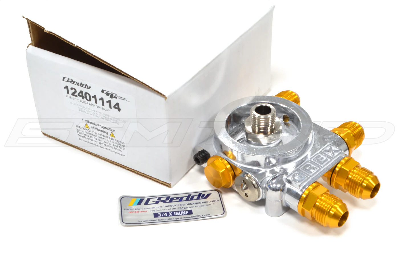 GReddy Oil Filter/Cooler Relocation Adapter (12401114) - Image 5