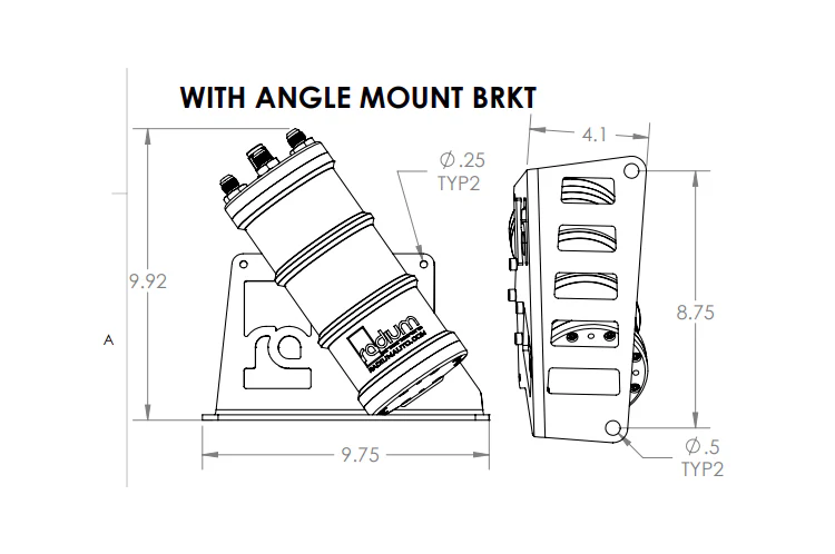 Radium FST Mounting Bracket (Angled Mount) (13-0029) - Image 3