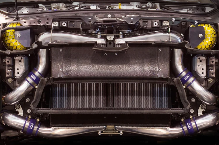 HKS Intercooler Kit Type R with Shroud for R35 GTR (13001-AN013) - Image 4