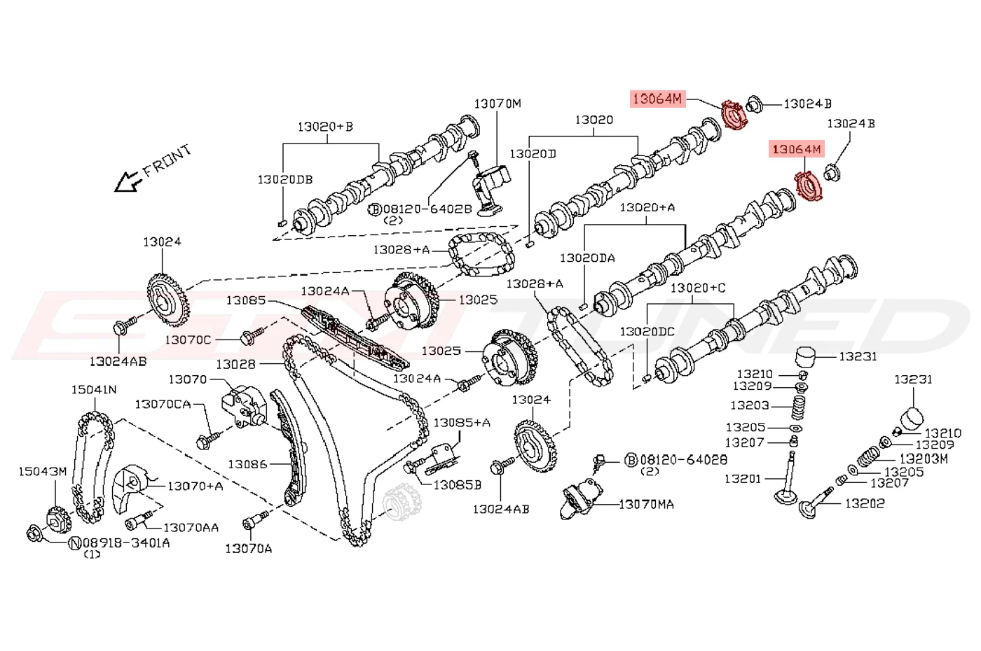 Nissan OEM Camshaft Signal Plate for R35 GTR (13064-JA11A) - Image 2