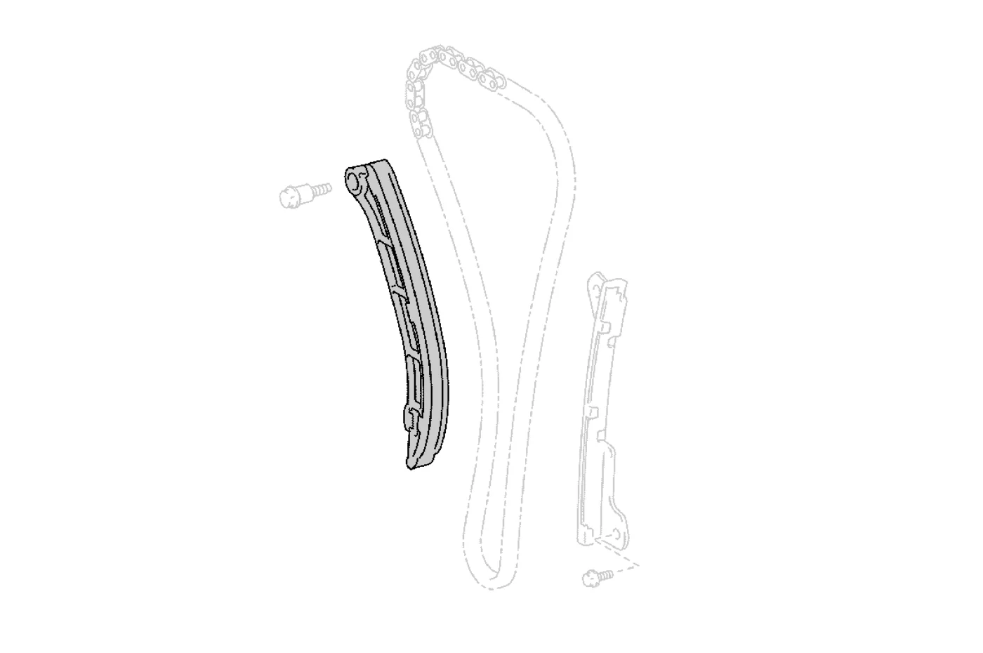 Toyota OEM Timing Chain Guide for GR Corolla (1355918010)