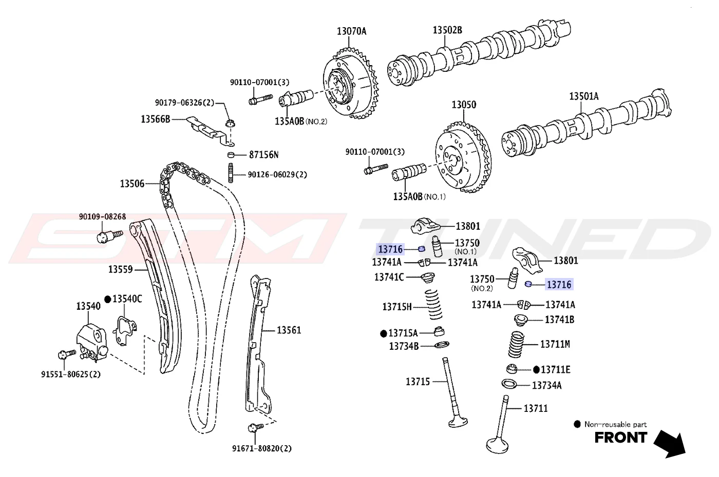 Toyota OEM Valve Stem Cap for GR Corolla (13716F0010) - Image 2