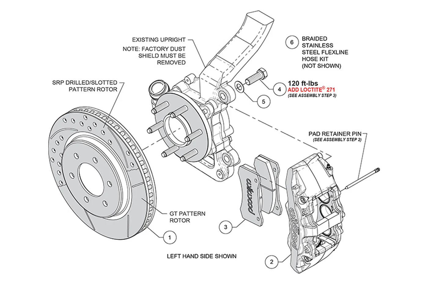Wilwood AERO6-DM Front Brake Kit for 2021+ Raptor Gen 3 - Image 3
