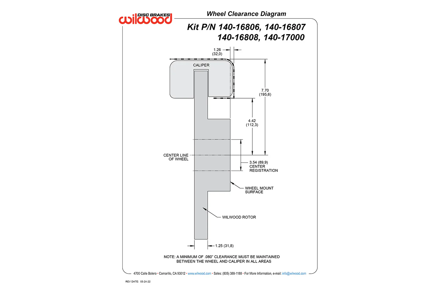 Wilwood AERO6-DM Front Brake Kit for 2021+ Raptor Gen 3 - Image 7