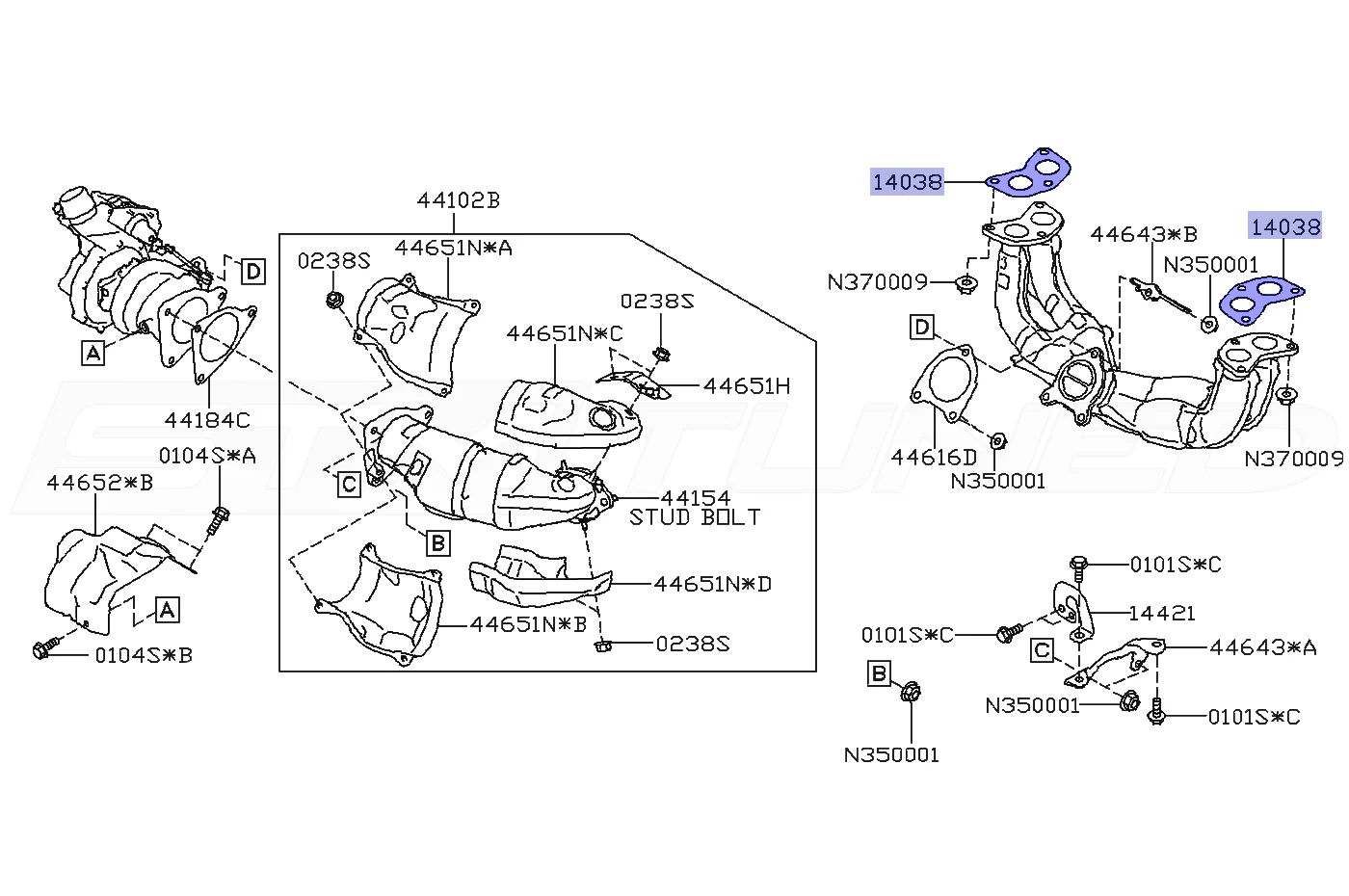 Subaru OEM Exhaust Manifold to Head Gasket for 2015-2022+ WRX (14038AA051) - Image 6