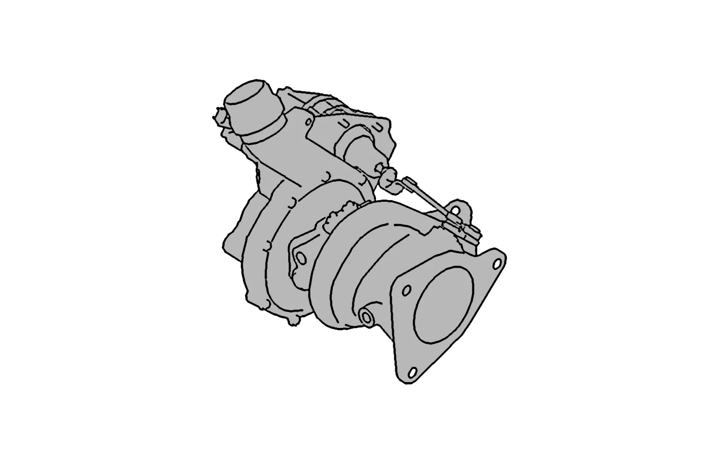Subaru OEM Turbo for 2022+ WRX (14411AB000)