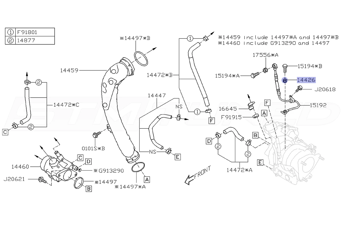 Subaru OEM Turbo 10mm Double Crush Washer for 15-2022+ WRX (14426AA000) - Image 2
