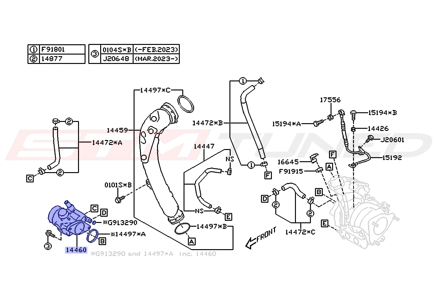 Subaru OEM Turbo Air Inlet for 2022+ WRX (14460AA380) - Image 2
