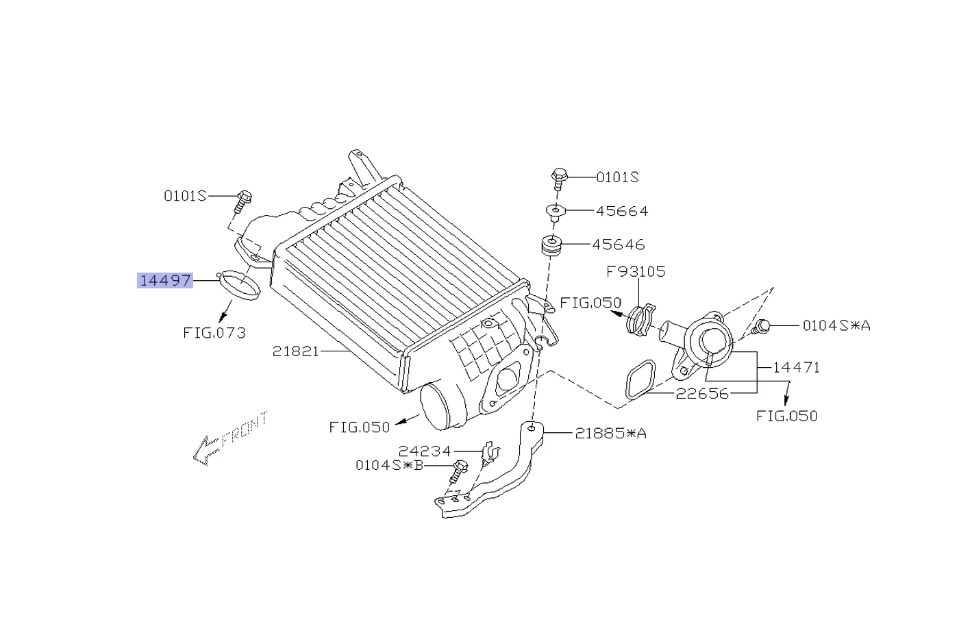 Subaru OEM TMIC Gasket for 08-14 WRX (14497AA010) - Image 3