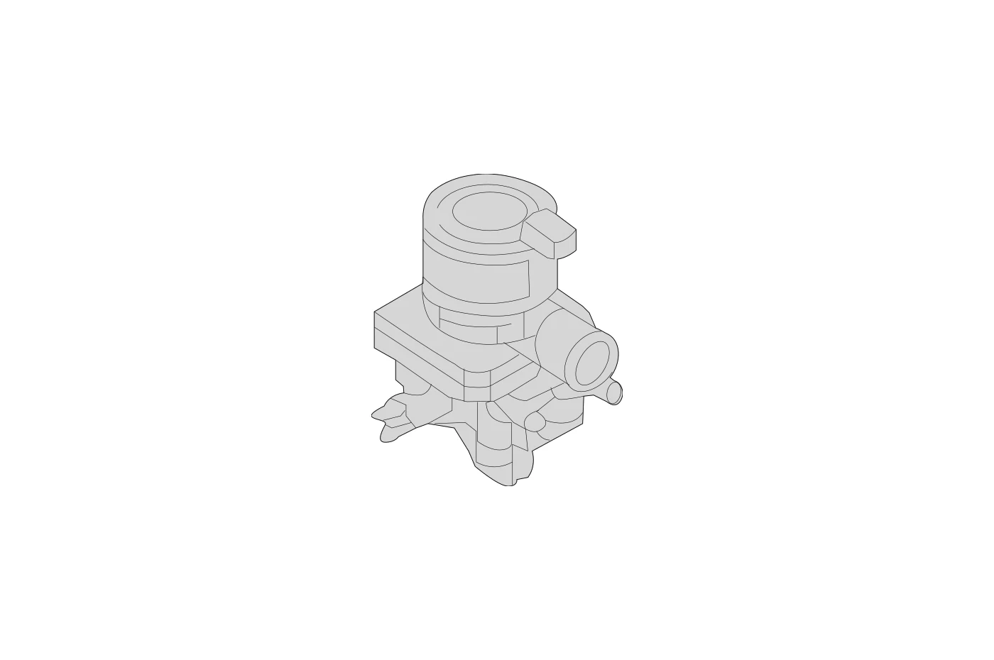 Nissan OEM Air Injection Valve Left for R35 GTR (14830-JF04A)