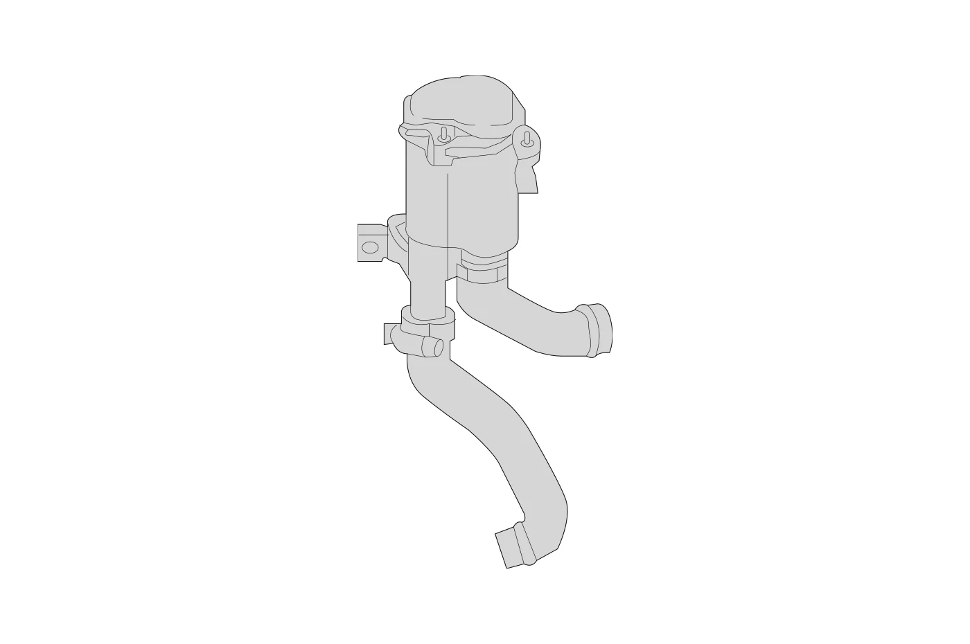 Nissan OEM Secondary Air Pump Filter Assembly for R35 GTR (14881-JF02A)