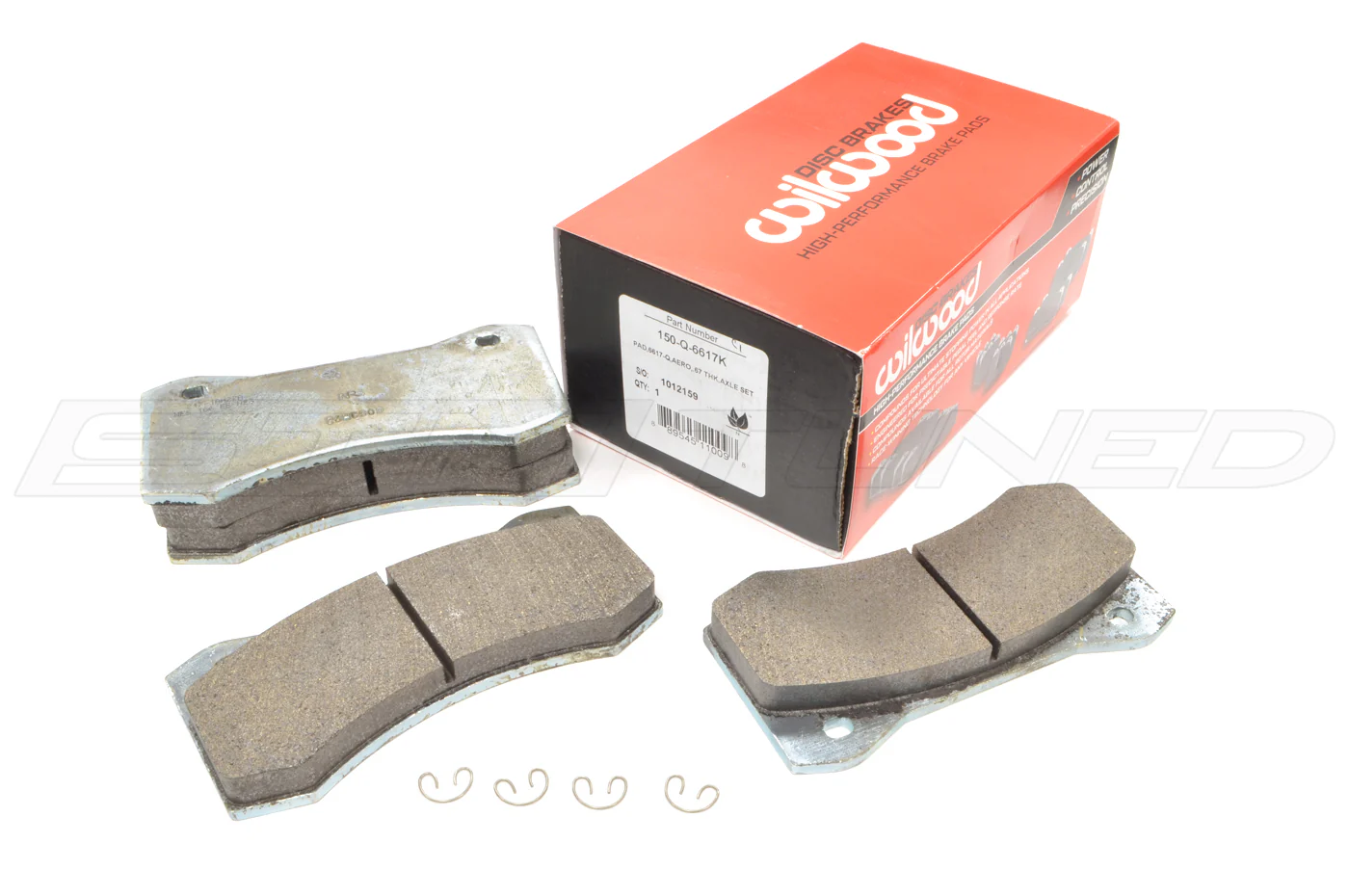 Wilwood AERO6-DM Front BP-QPad Brake Pads for F150 Raptor (150-Q-6617K) - Image 3