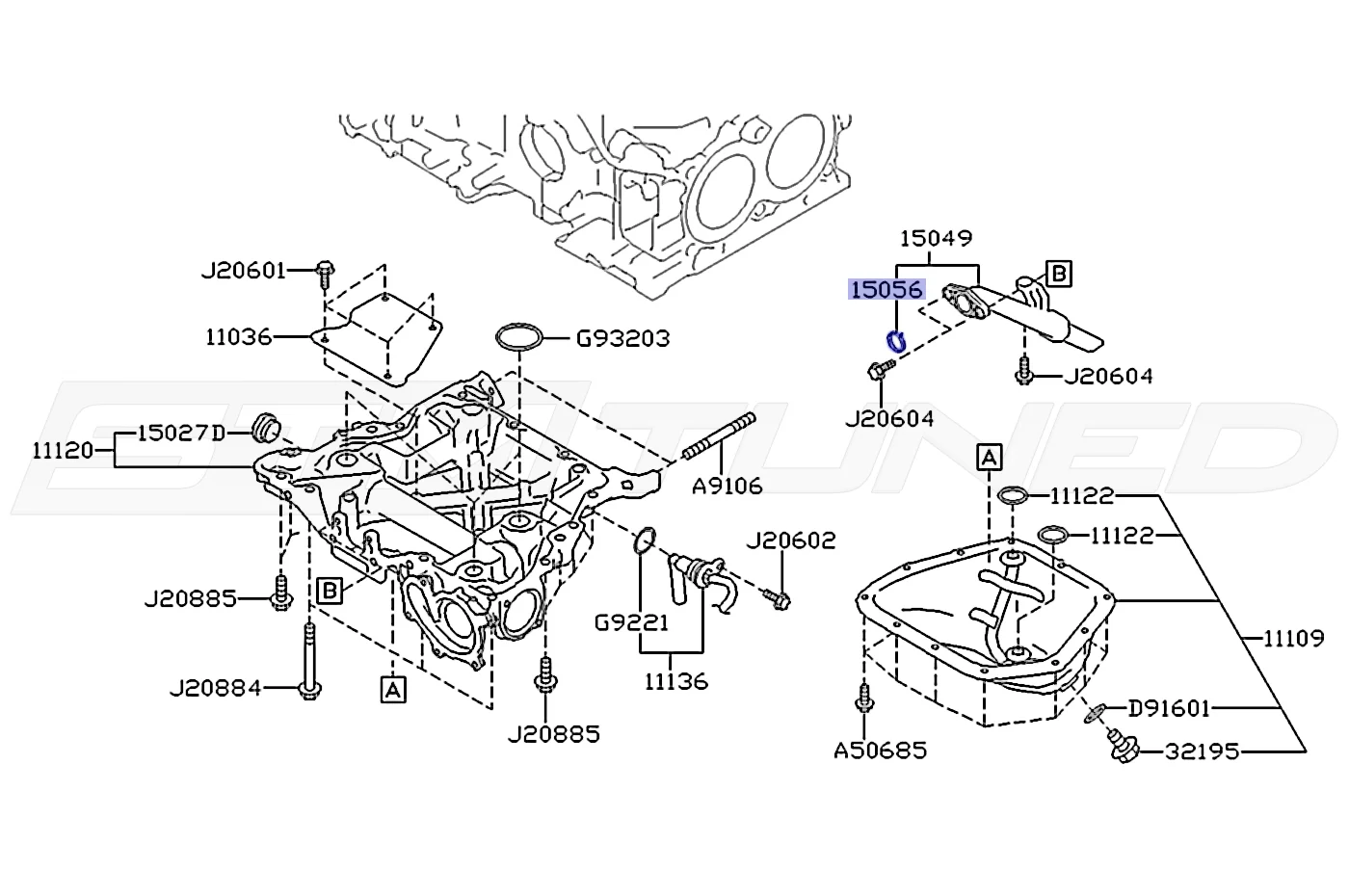 Subaru OEM Engine Oil Strainer Gasket for 2022+ WRX (15056AA010) - Image 3