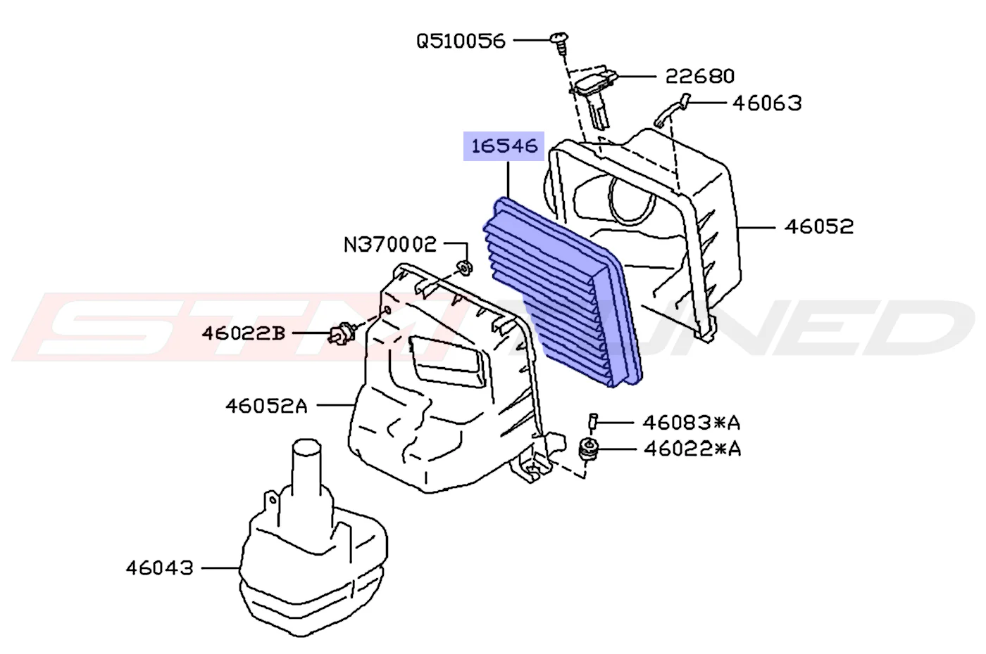 Subaru OEM Intake Air Filter for 2015-2021 WRX (16546AA10A) - Image 5
