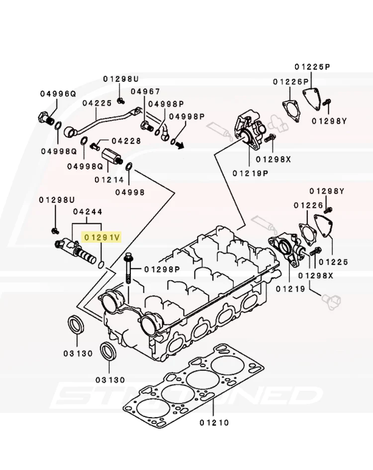 Mitsubishi OEM MIVEC Valve Oring for Evo 9 (1748A002) - Image 3