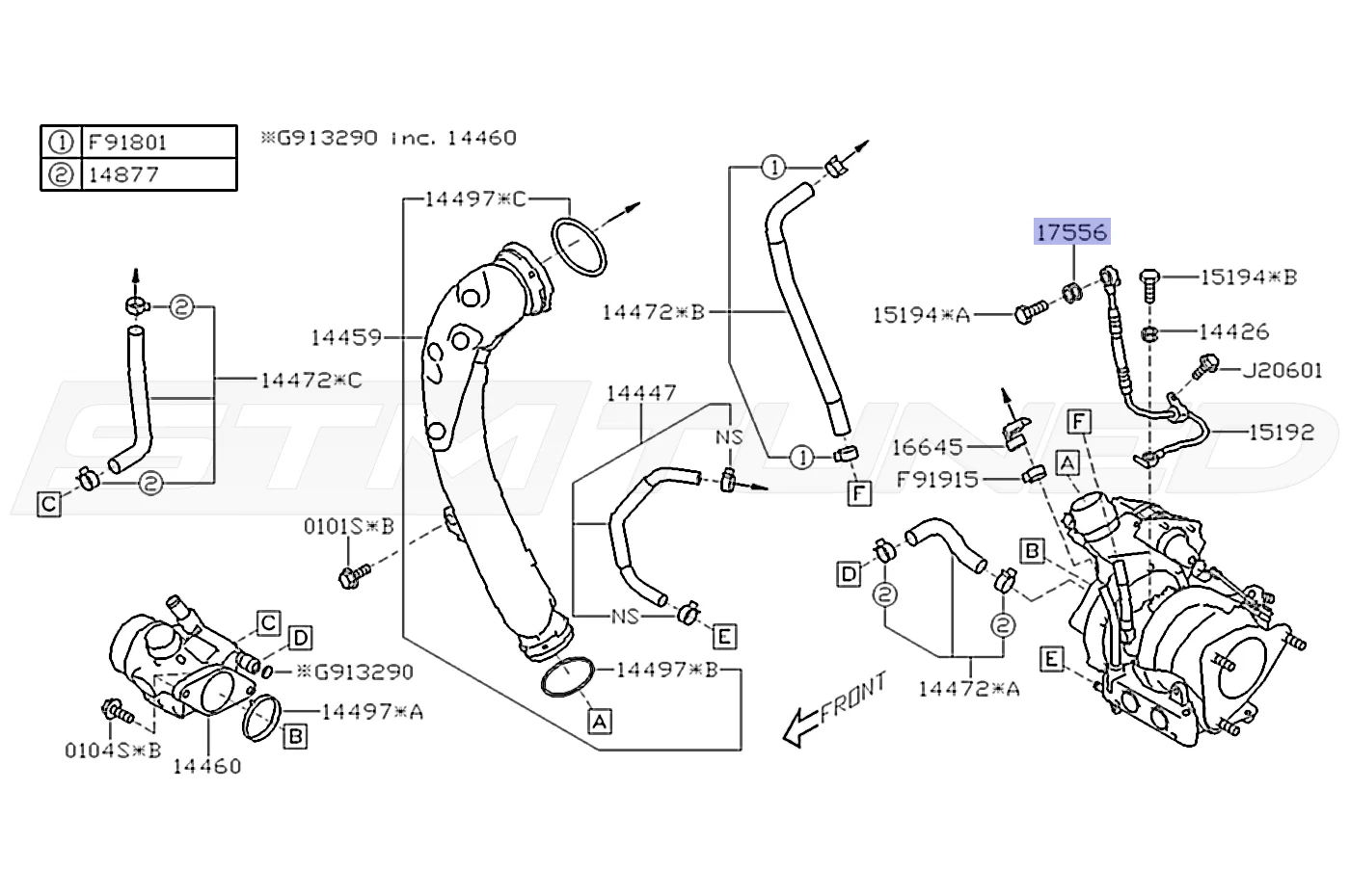 Subaru OEM Turbo Oil Feed Line Washer for 2022+ WRX (17556AA030) - Image 3