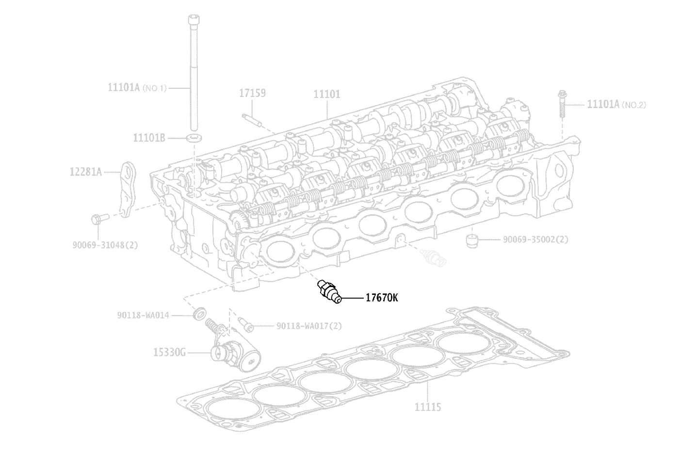 Toyota OEM Cylinder Head Air Bypass Valve for 2020 Supra (17670WAA01)