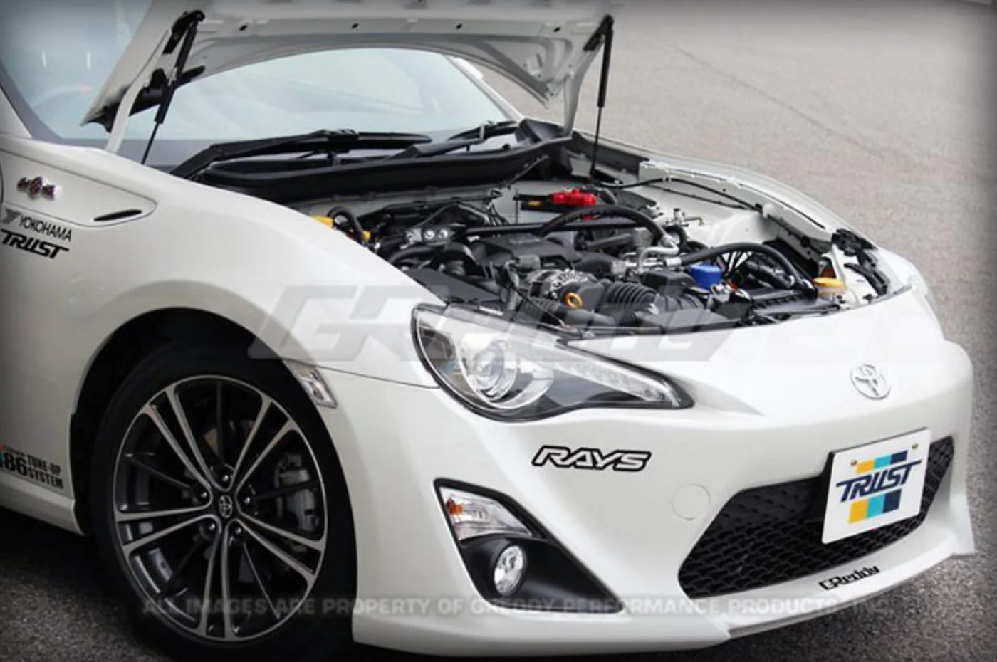 GReddy Carbon Fiber Hood Damper for BRZ FRS 86 (18510101) - Image 8
