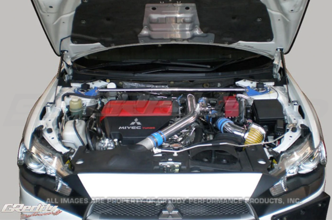GReddy Carbon Fiber Hood Damper for Evo X (18530101) - Image 7