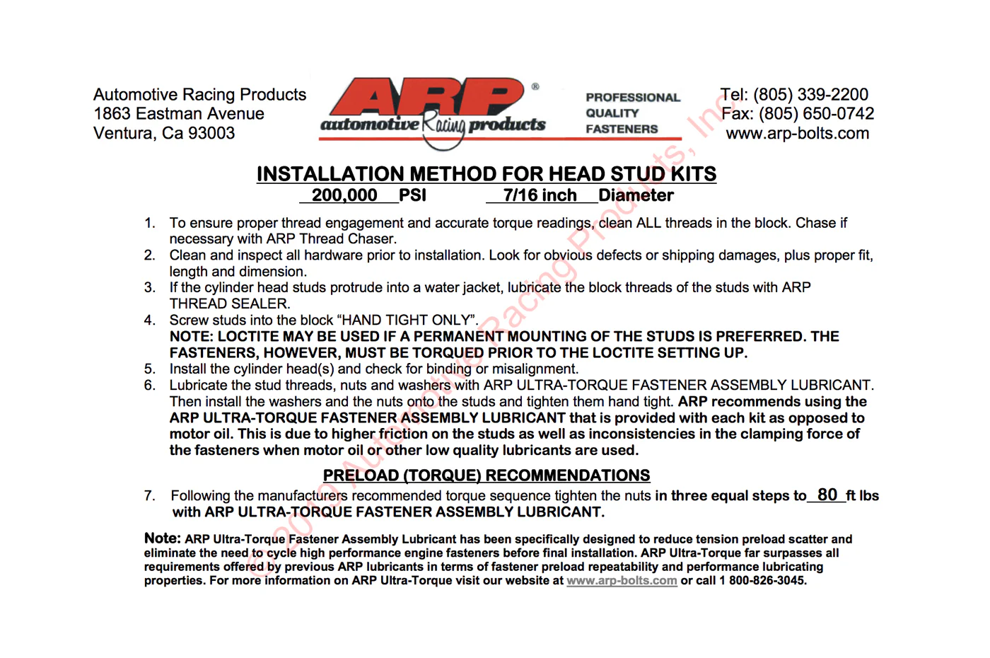 ARP Head Studs for 6G72 3000GT Stealth (207-4205) - Image 5