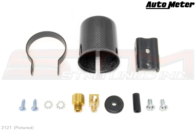 Auto Meter Universal 52mm Gauge Cup - Carbon Fiber - Image 5