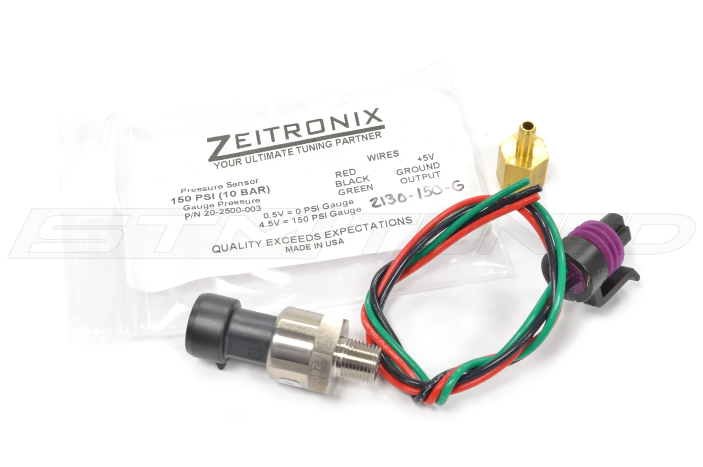 Zeitronix Gauge Pressure Sensor 150 PSI (2130-150-G) - Image 3