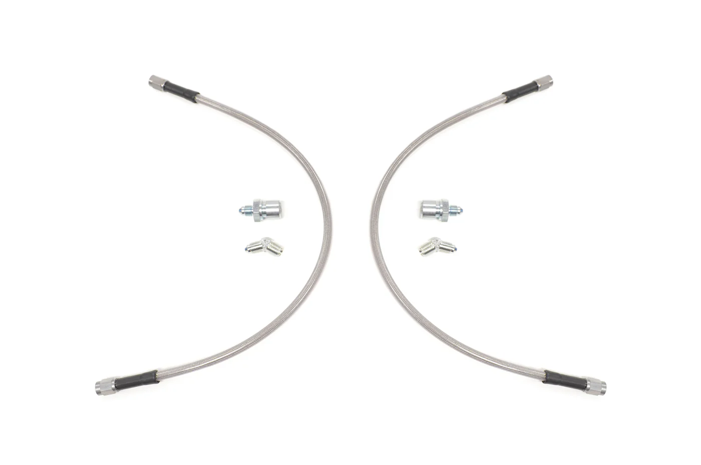 Wilwood Front Brake Lines for Foxbody Mustang Brake Kit (220-6458)