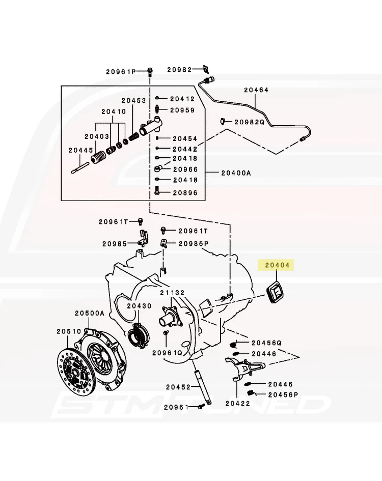 Mitsubishi OEM Clutch Fork Boot for Evo X (2318A004) - Image 4