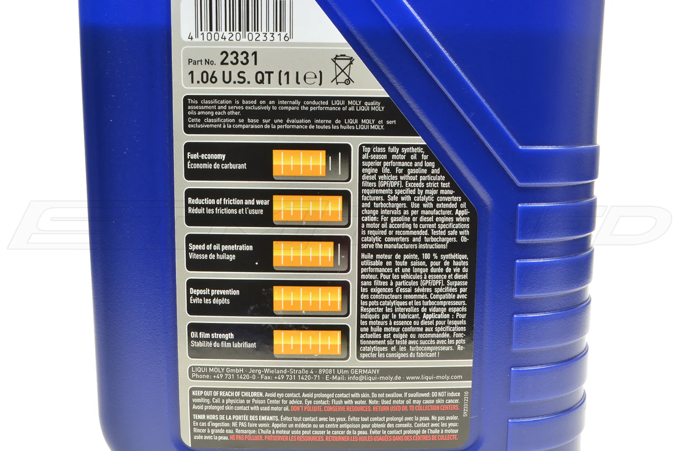 LIQUI MOLY Leichlauf High Tech Engine Oil 5W-40 - Image 5