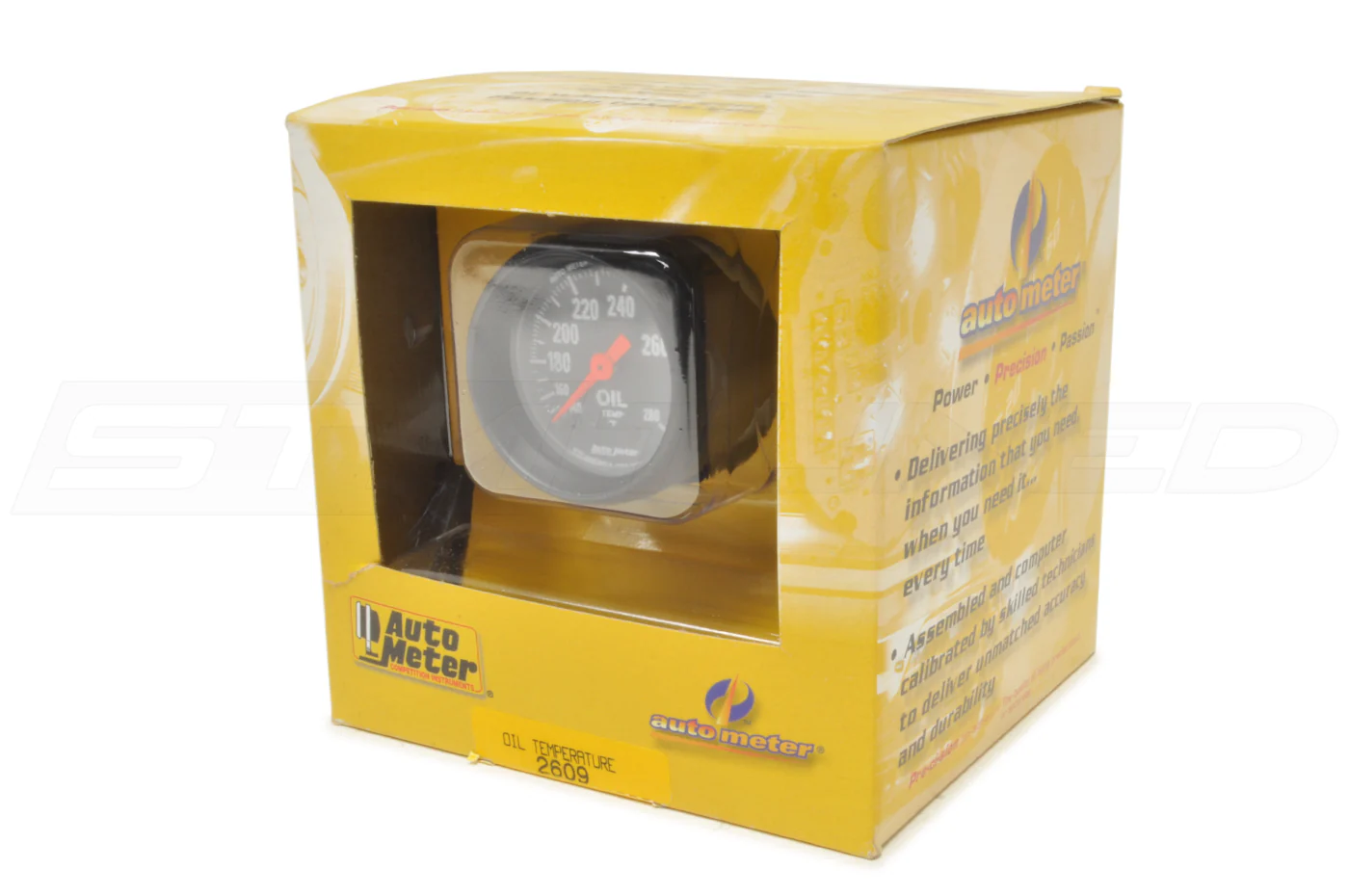AutoMeter 52mm Z-Series Oil Temp Gauge, 140-280°F, Mechanical (2609) - Image 2