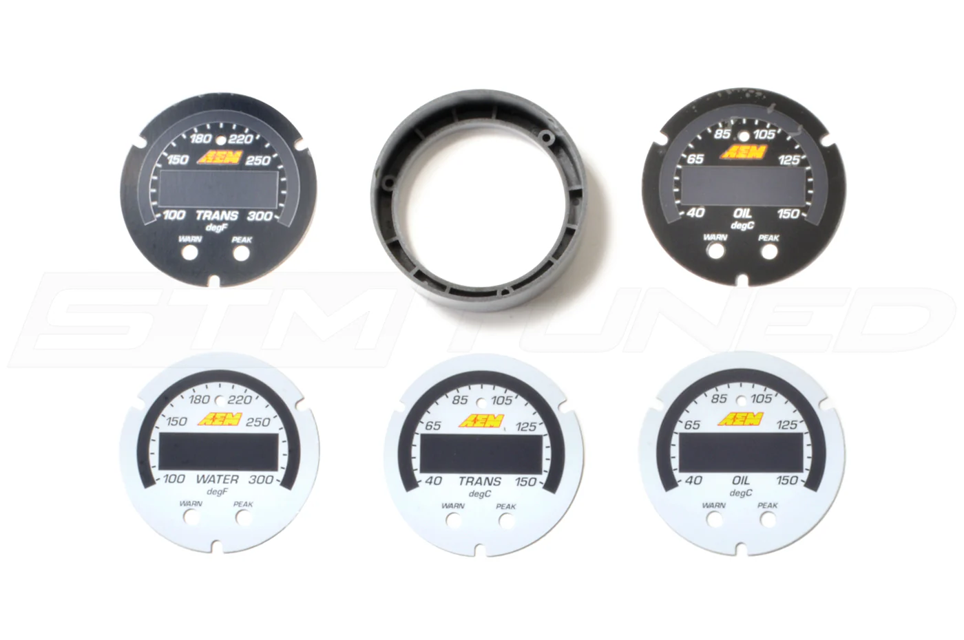 AEM Faceplate/Bezel Kit for X-Series Water Trans Oil Temp (30-0302-ACC) - Image 3