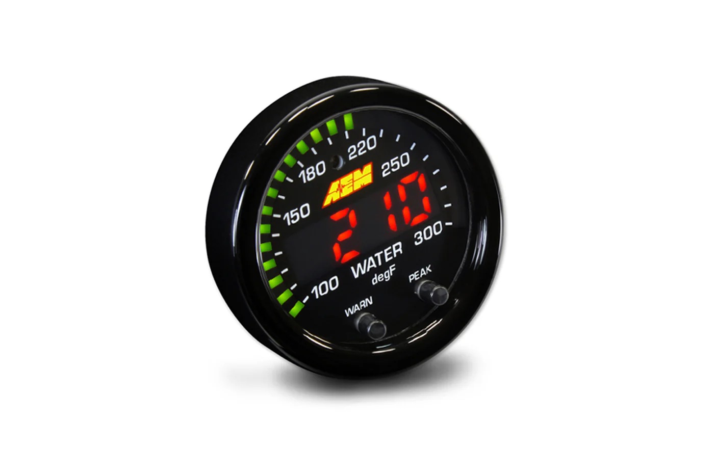 AEM X-Series Water Oil Trans Temperature Gauge (30-0302) - Image 3