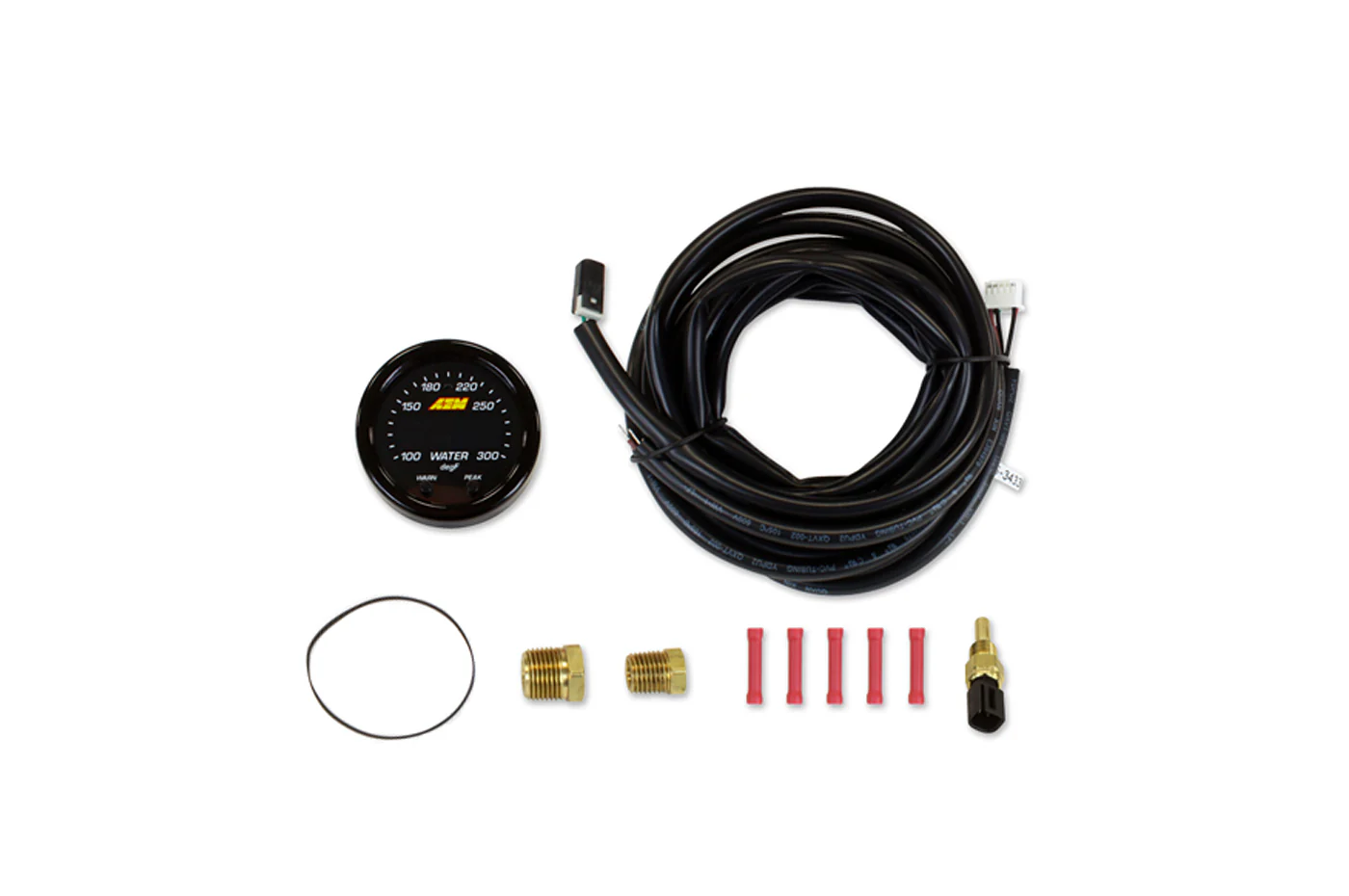 AEM X-Series Water Oil Trans Temperature Gauge (30-0302) - Image 5