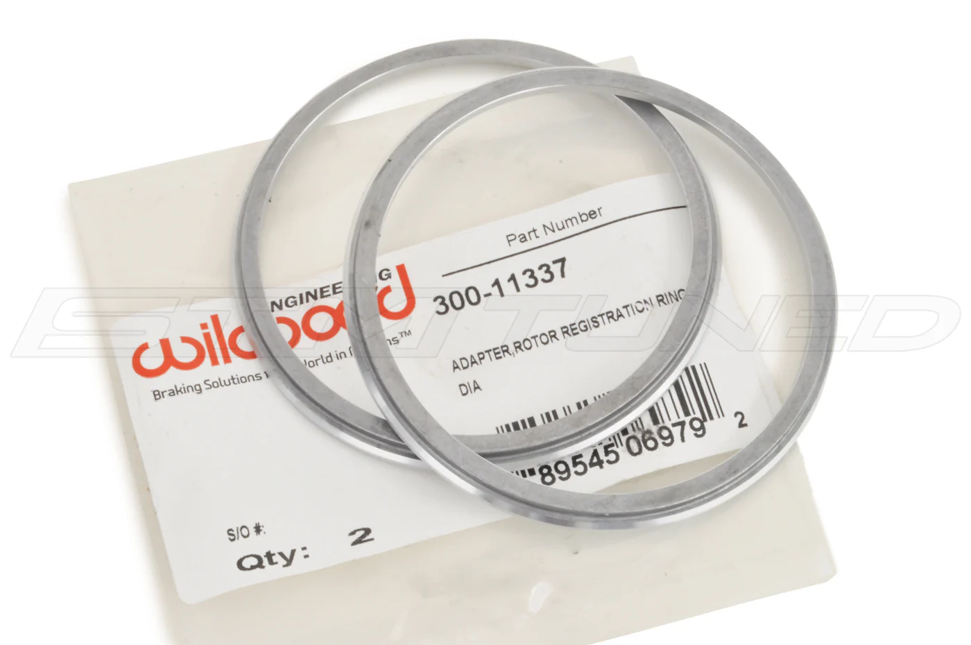 Wilwood Rear Hat Adapters for Foxbody Mustang Brake Kit (300-11337) - Image 4