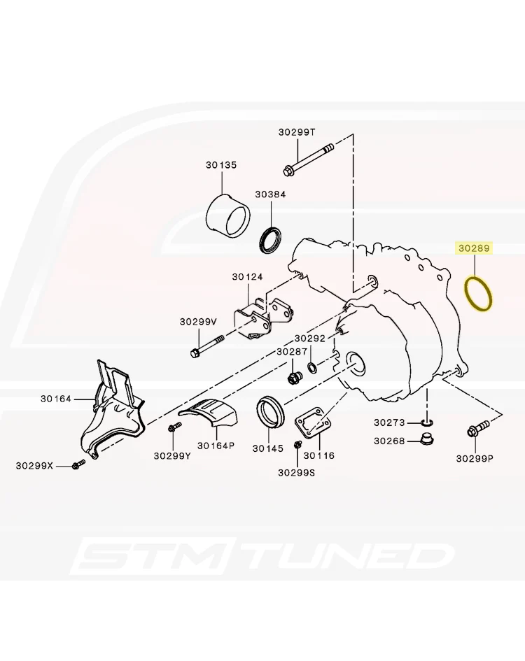 Mitsubishi OEM Transfer Case O-Ring for Evo X (3200A144) - Image 3