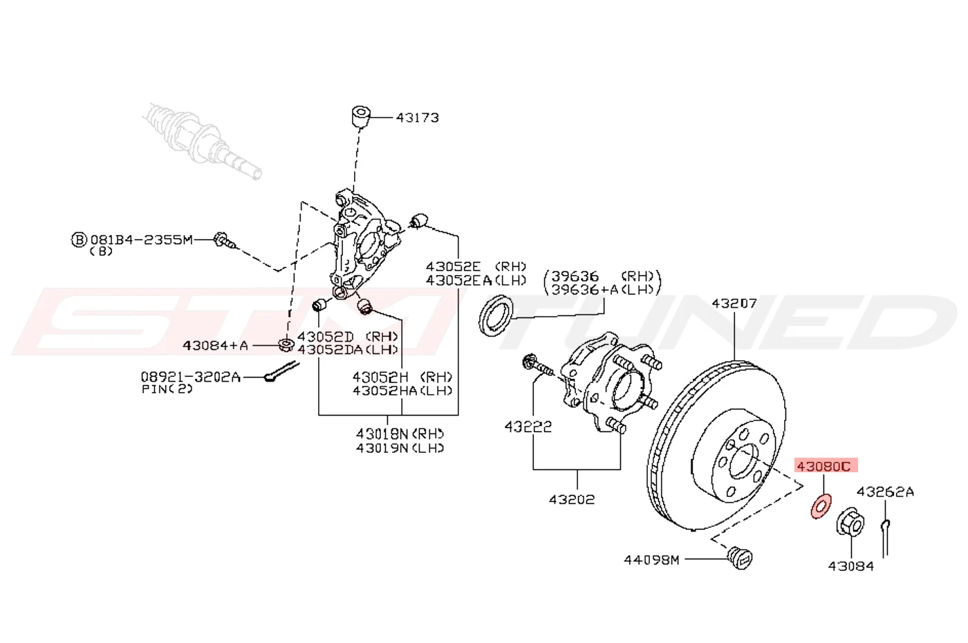 Nissan OEM Axle Washer for R35 GTR (40037-1CA0A) - Image 5
