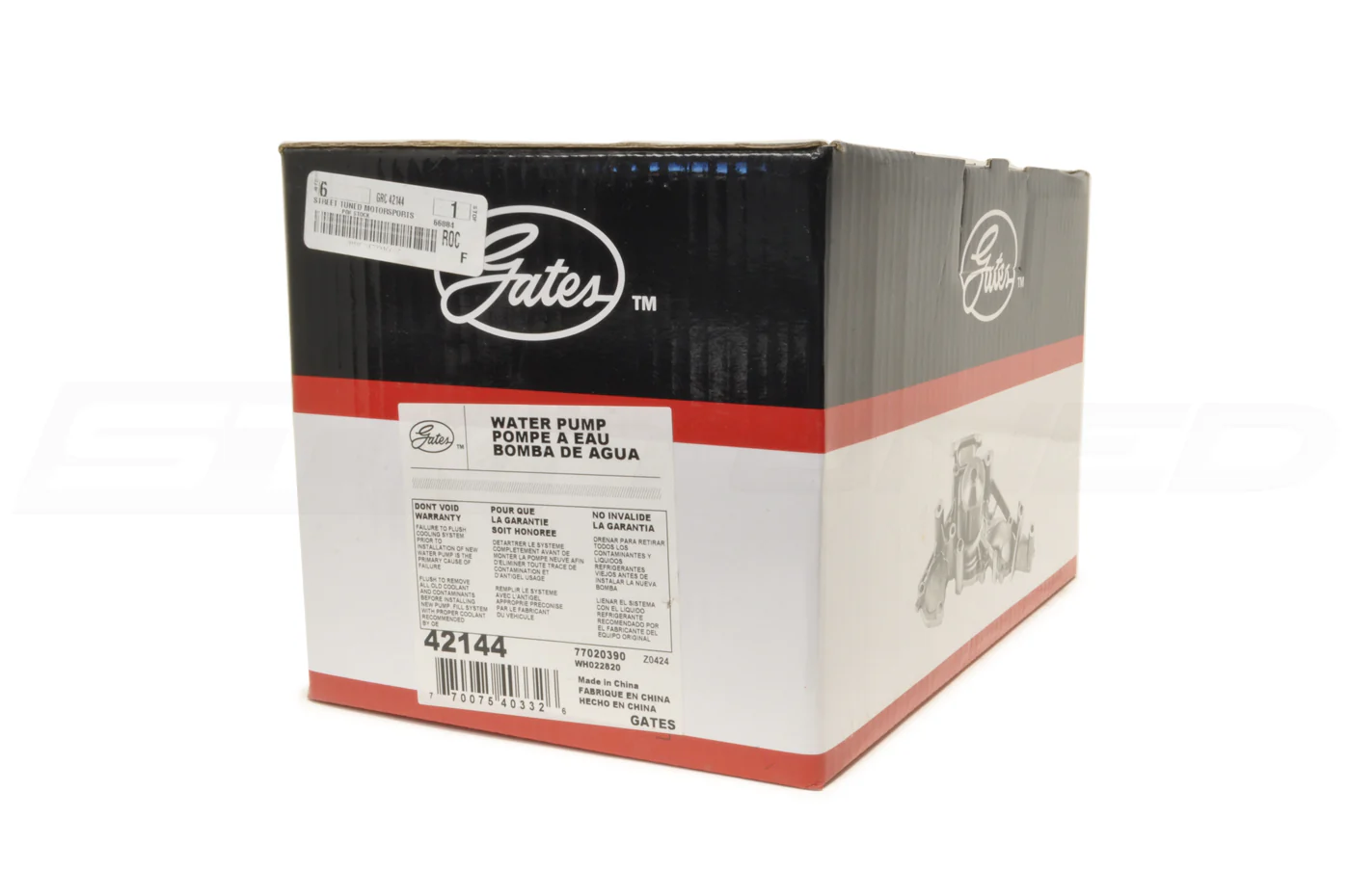 Gates Water Pump for Evo X (42144) - Image 5