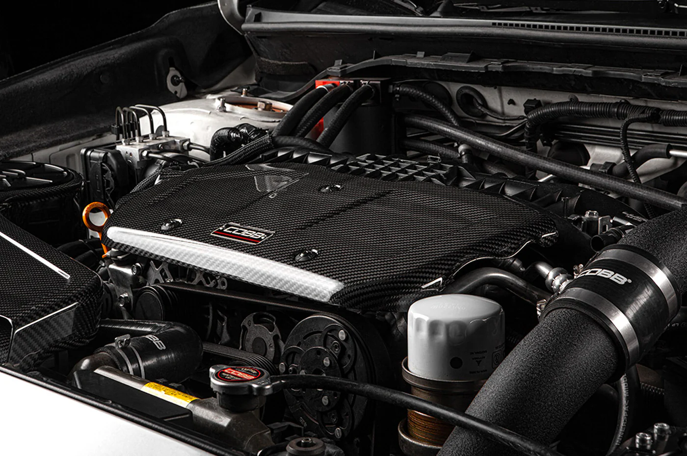 COBB Redline Carbon Fiber Engine Cover for 2015+ WRX (442605) - Image 7