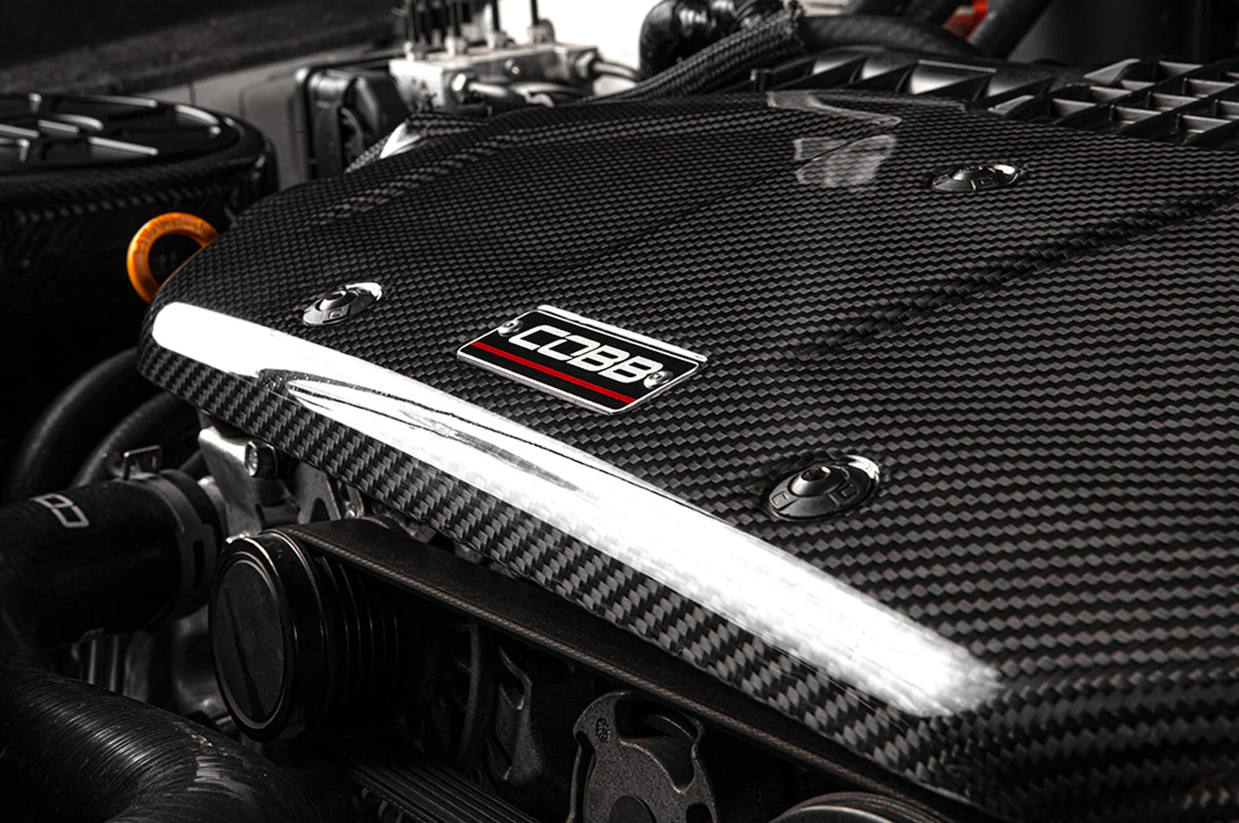 COBB Redline Carbon Fiber Engine Cover for 2015+ WRX (442605) - Image 9